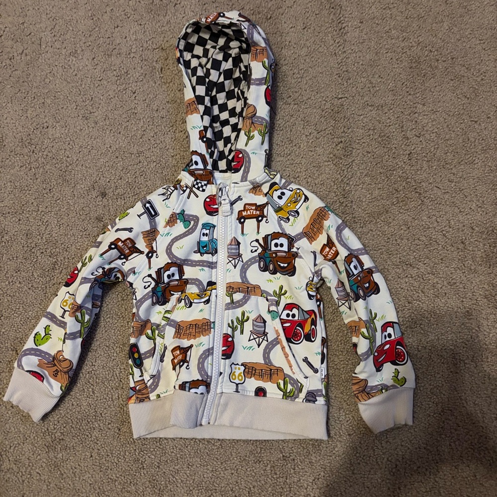 Cars 🚘 Radiator Springs Little Sleepies Hoodie - Picture 1 of 3
